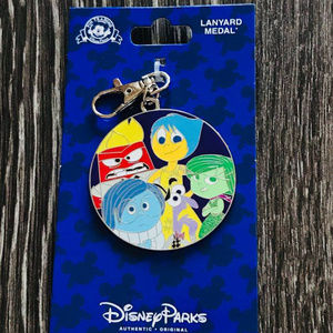Disney Pixar Inside Out Lanyard Medal